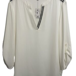 The Limited White Nautical/Yacht Blouse